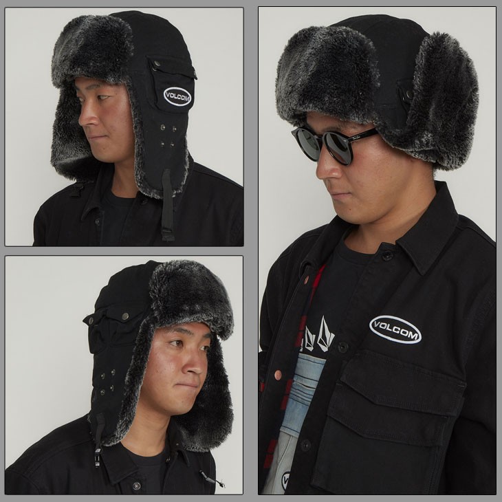 VOLCOM（ボルコム） 19 VOLCOM パイロット キャップ デニム ボア 帽子