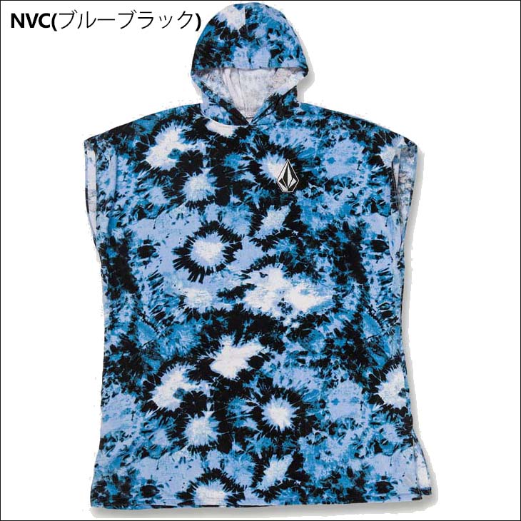 未使用級♡トクコプルミエヴォル 近年 幻想星座ポンチョ ダブルジップ フード付き VOLCOM（ボルコム） 22 FW VOLCOM お着換えポンチョ SURF VITALS