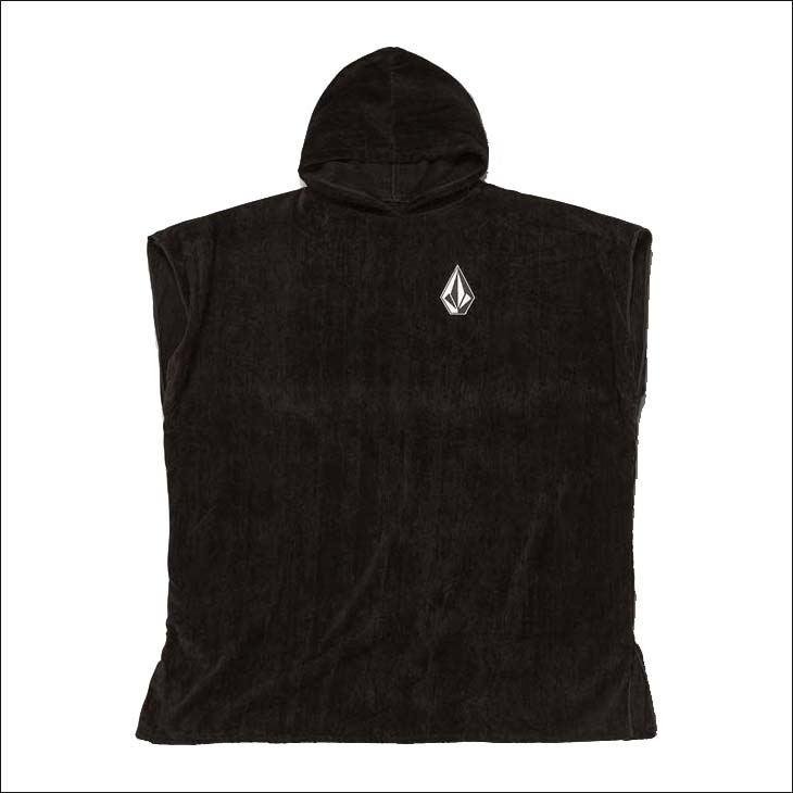 VOLCOM お着替え ポンチョ BLACK WHITE サーフィン ボルコム VOLCOM ボルコム お着替えポンチョ 2022春夏 SURF VITALS