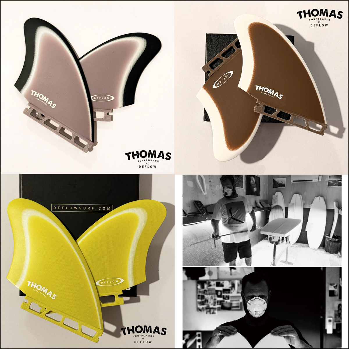 DEFLOW デフロウ フィン ツイン フューチャー トーマスベクソン THOMAS