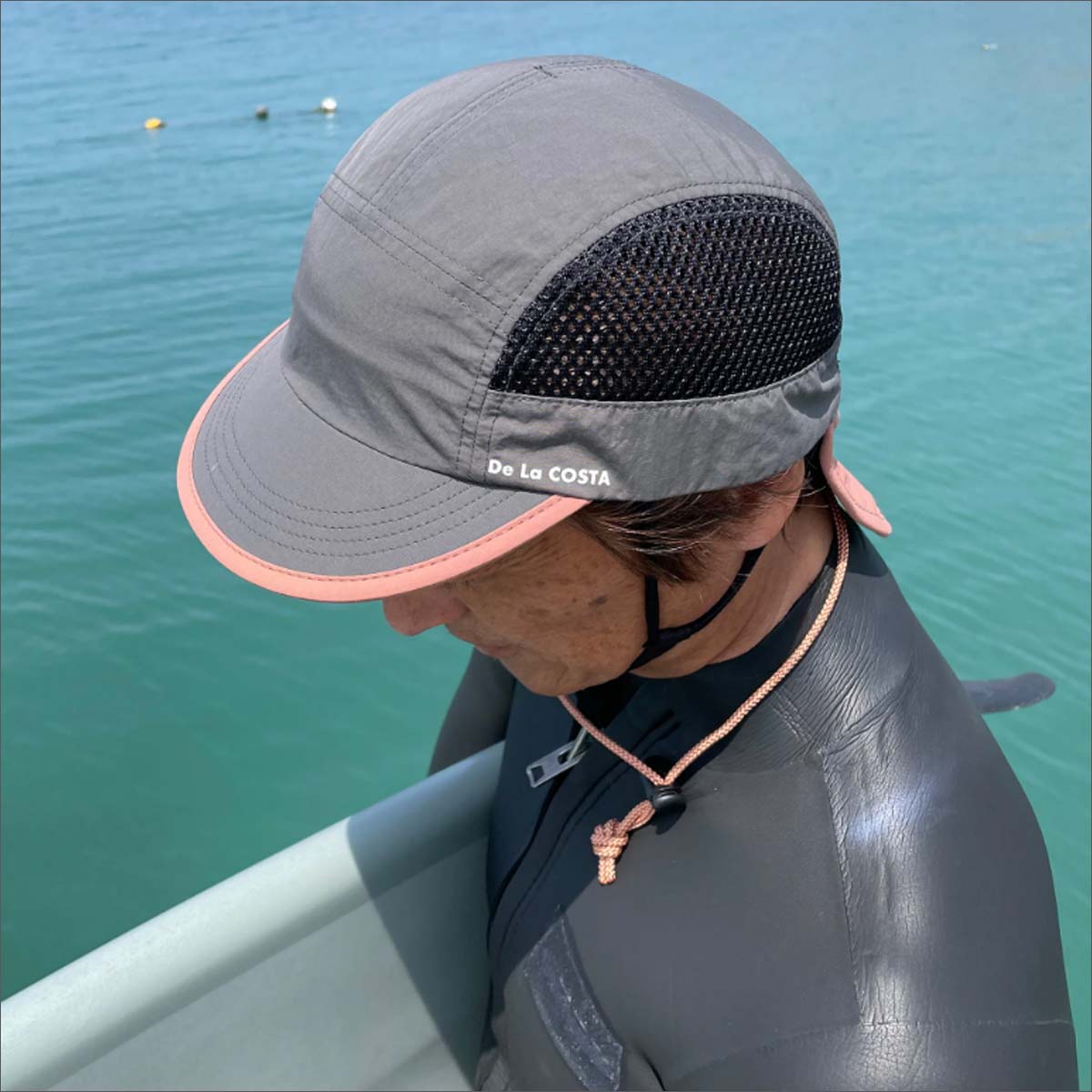 De La COSTA 5P SURF CAP サーフキャップ サーフキャップ 日焼け防止 De La COSTA Surf Cap 5P サーフ