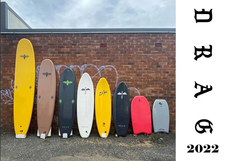 22 DRAG ドラッグソフトボード THE DART 6'6 THRUSTER