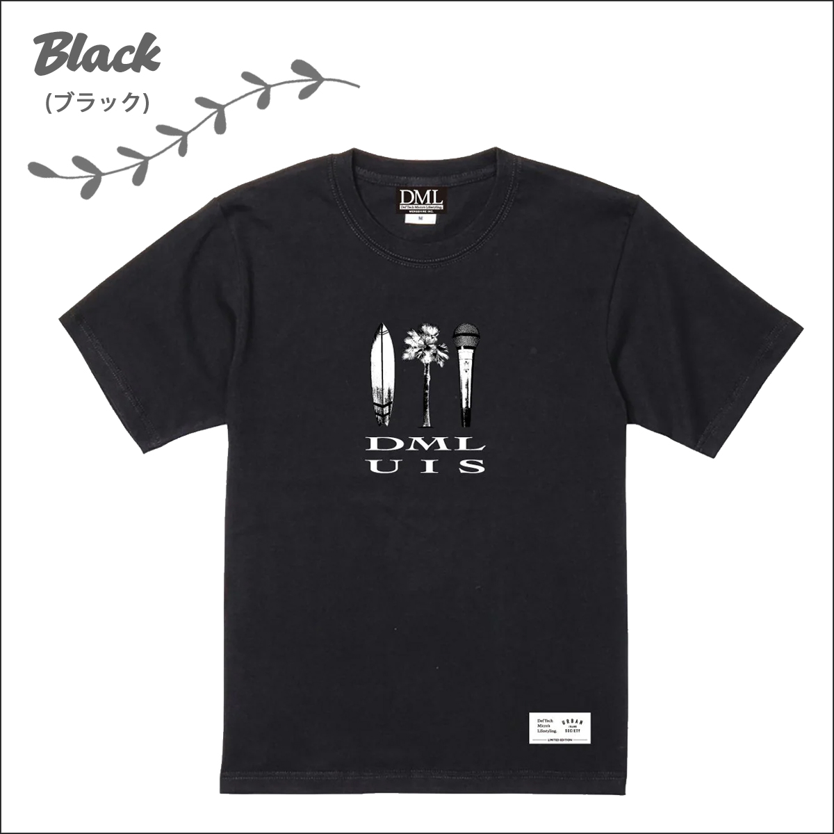 24 DML UIS コラボT Tシャツ URBAN ISLAND SOCIETY アーバンアイランド 
