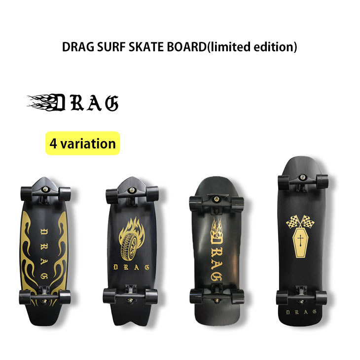 希少 レア ドラッグ サーフスケート DRAG×INTRO スケボー 21 DRAG ドラッグ サーフスケート DRAG×INTRO SKATE BOARD(limited