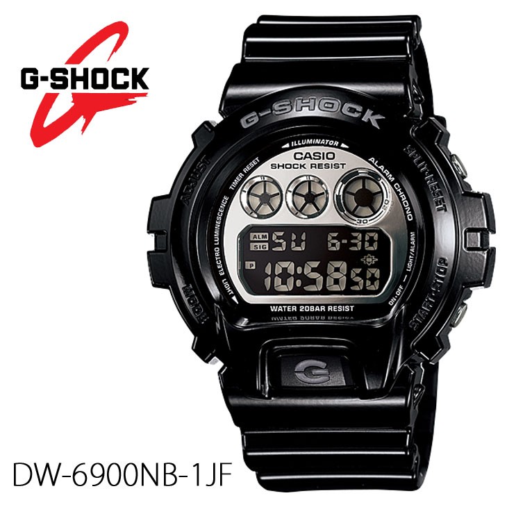 G-SHOCK ジーショック Metallic Colors DW-6900NB-1JF 腕時計 20気圧
