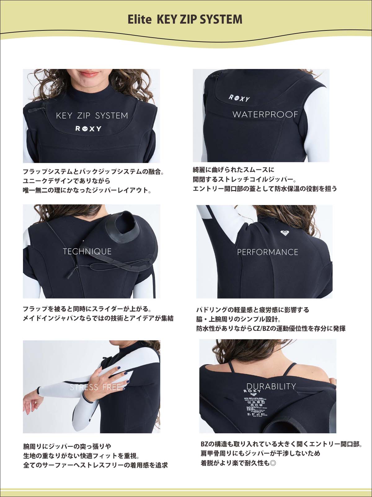 ROXY（ロキシー） 26SS ROXY ウエットスーツ スプリング 半袖 カスタム