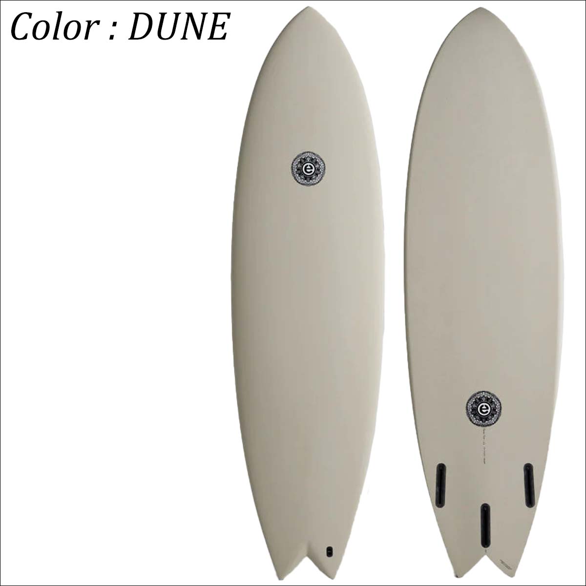 7'6\" Santa Cruz ミッドレングスサーフボード エポキシファンボード 7'6