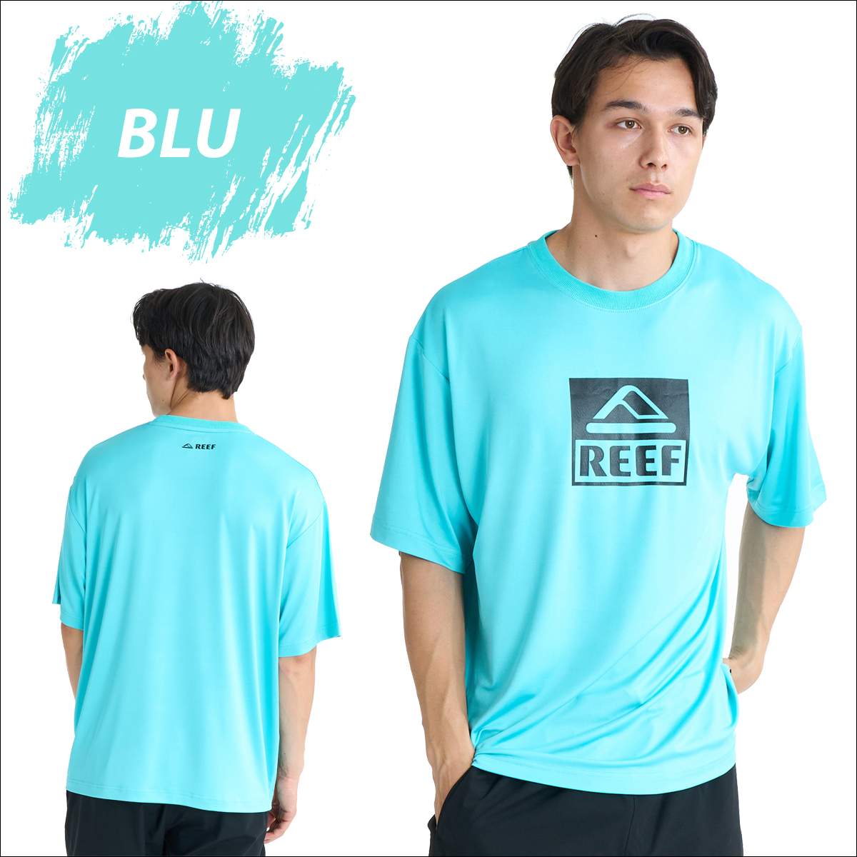 REEF（リーフ） 26 SS REEF ラッシュガード Tシャツ BOX LOGO RASH SS