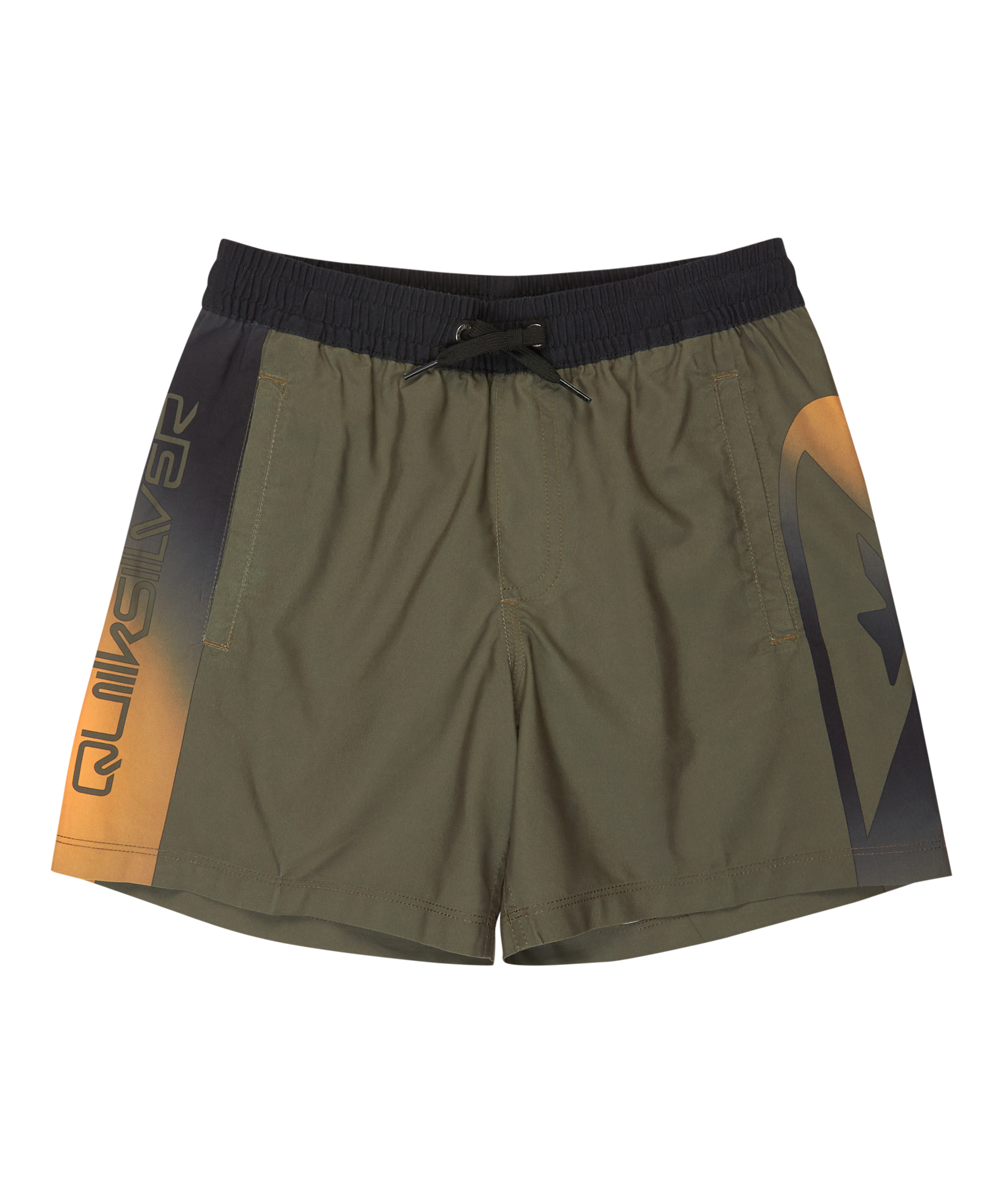 Quicsilver クイックシルバーオリーブグリーンチェック柄 ボードショーツ Quiksilver（クイックシルバー） 26SS QUIKSILVER キッズ用 ボード