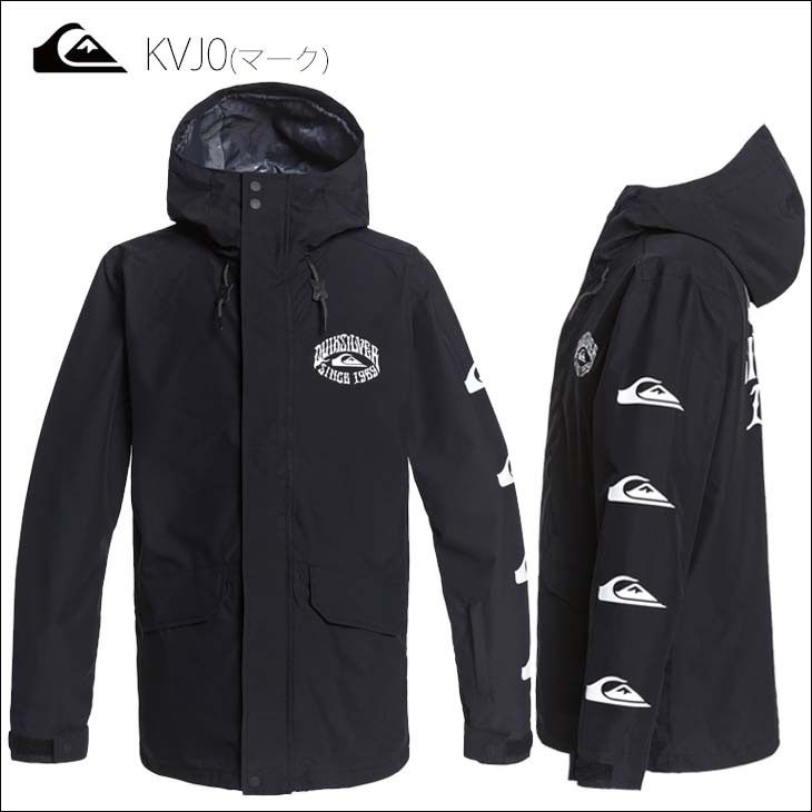 20/21 QUIKSILVER クイックシルバー WINTER スノーボードウェア シェルジャケット IN THE HOOD JK スノボ スキー  メンズ 品番 EQYTJ03272 日本正規品