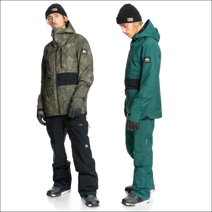 QUIKSILVER スノーボードウェア ジャケットGORE TEX メンズ 2023 QUIKSILVER クイックシルバー FOREVER STRETCH GORE-TEX JK