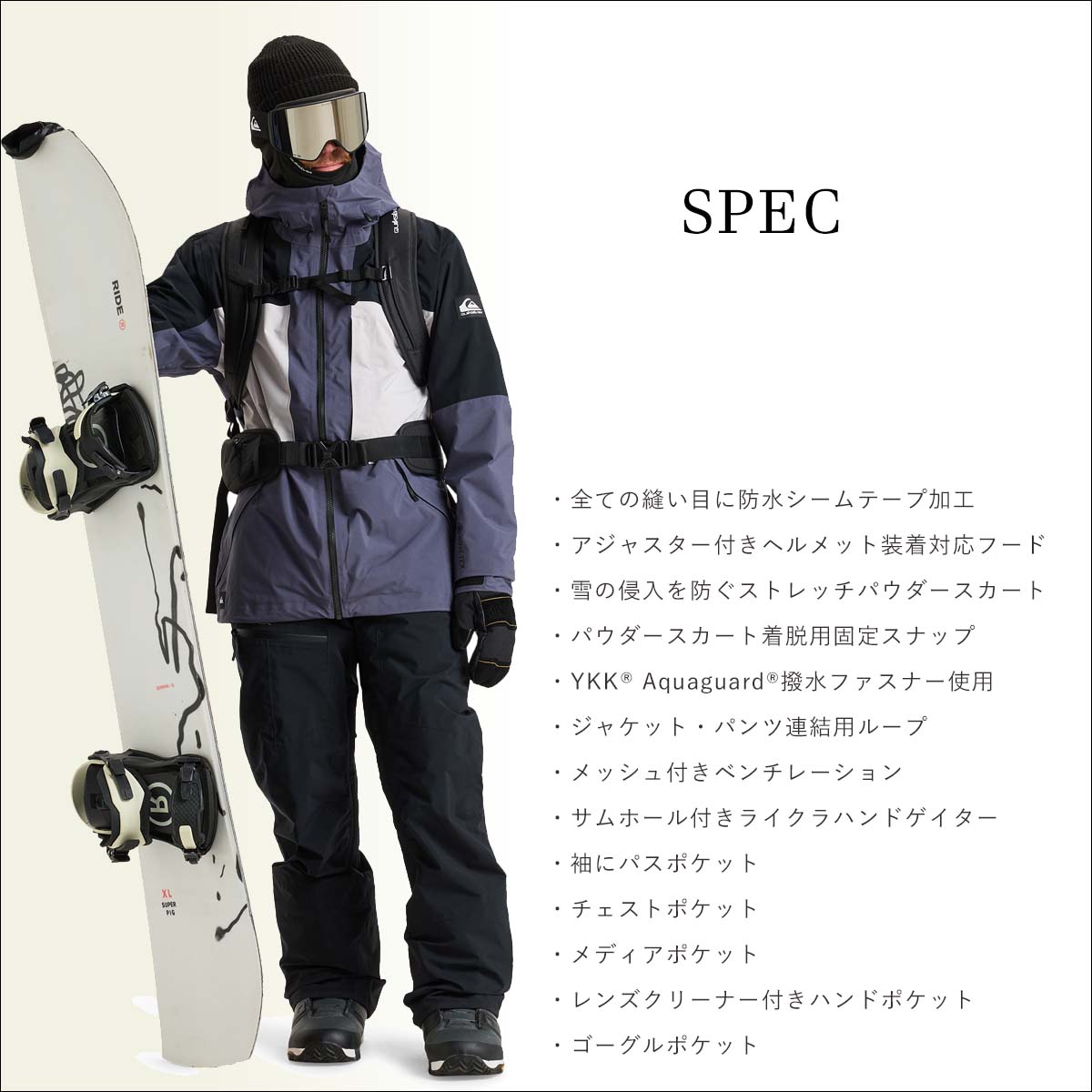 Quiksilver（クイックシルバー） 25/26 スノー ジャケット スノー