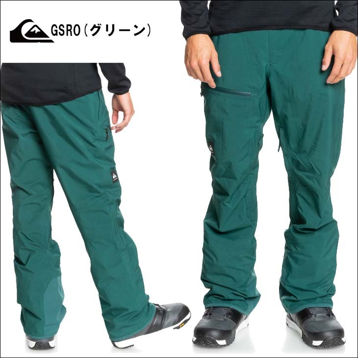 21/22 Quiksilver クイックシルバー スノー スノーボードウェア パンツ FOREVER STRETCH GORE-TEX PT 防水  防風 透湿性 メンズ EQYTP03164 日本正規品