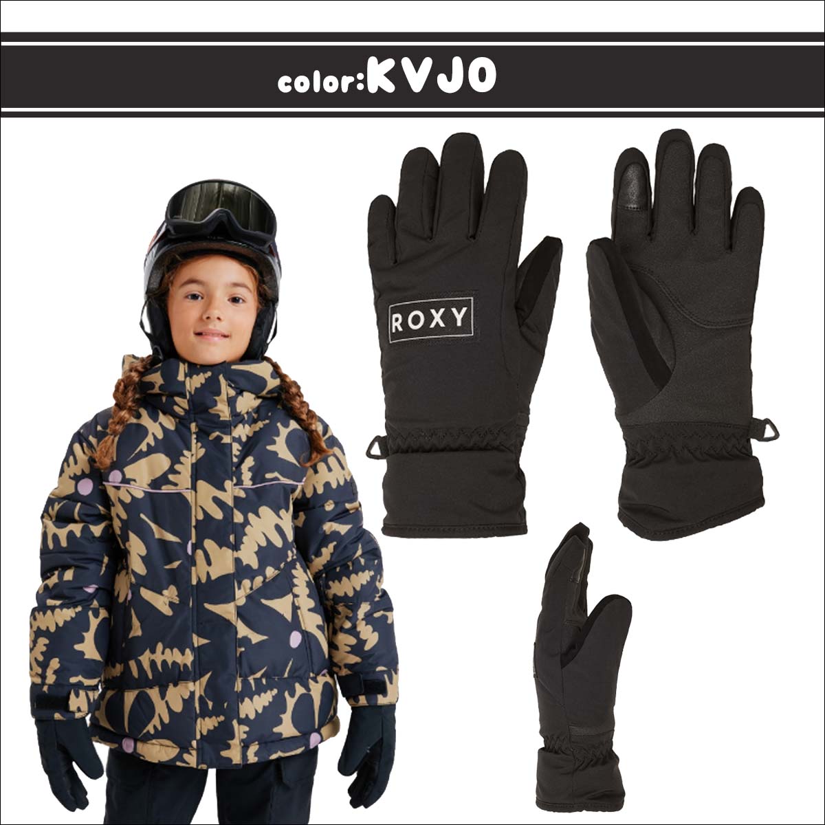 ROXY（ロキシー） 25/26 SNOW ROXY 手袋 フレッシュフィールド ガール