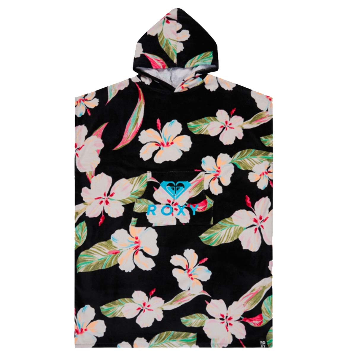 ROXY（ロキシー） 26 SS ROXY お着替えポンチョ フラワー ロゴ
