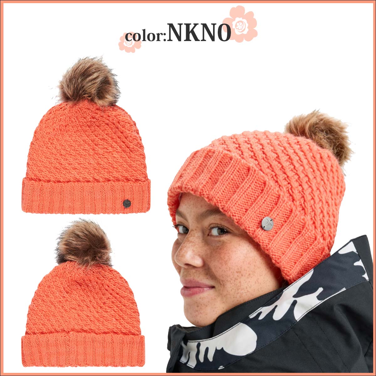 ROXY（ロキシー） 25/26 SNOW ROXY ニット帽 ブリザード ビーニー 帽子