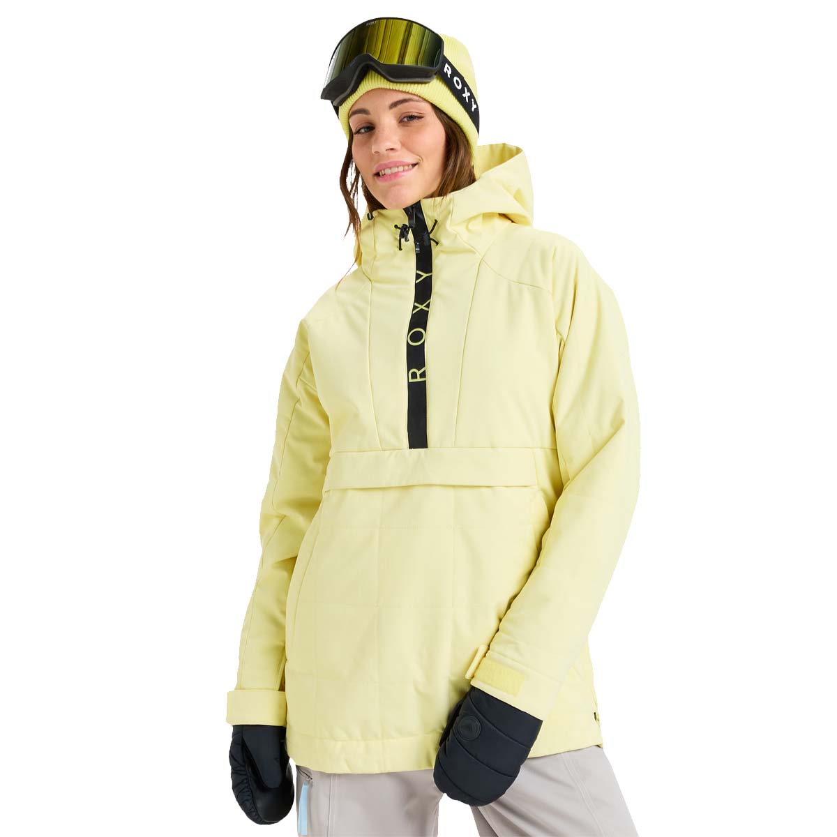 ROXY イエロースノーボードジャケット M/M ROXY スノーボード ジャケット（色：イエロー系）｜ウエア