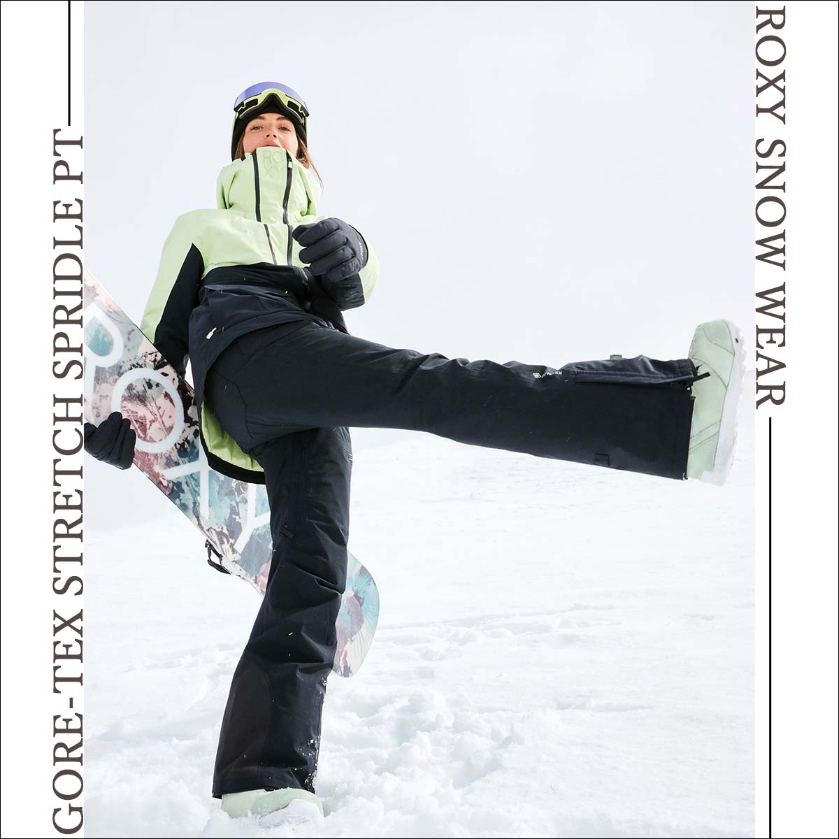 GORE-TEX STRETCH SPRIDLE PTロキシースキースノーボード ROXY 24/25 ロキシー スノーパンツ GORE-TEX STRETCH SPRIDLE PT