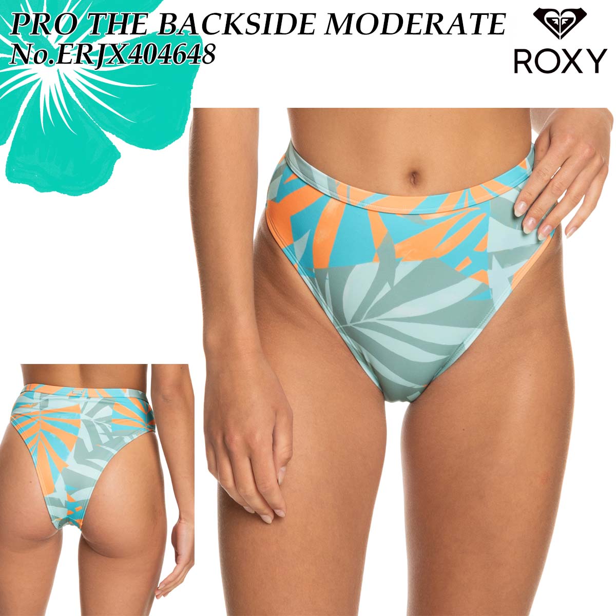 美品✨ロキシー水着　試着のみ ROXY/ロキシー フィットネス水着 上下SET HERE I COME 2024 FALL