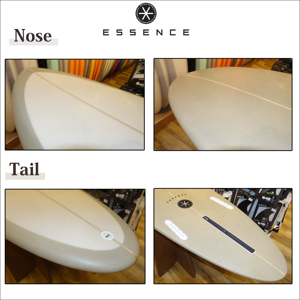 26 ESSENCE BOARD エッセンス サーフボード 板 グー ミッド ミッド
