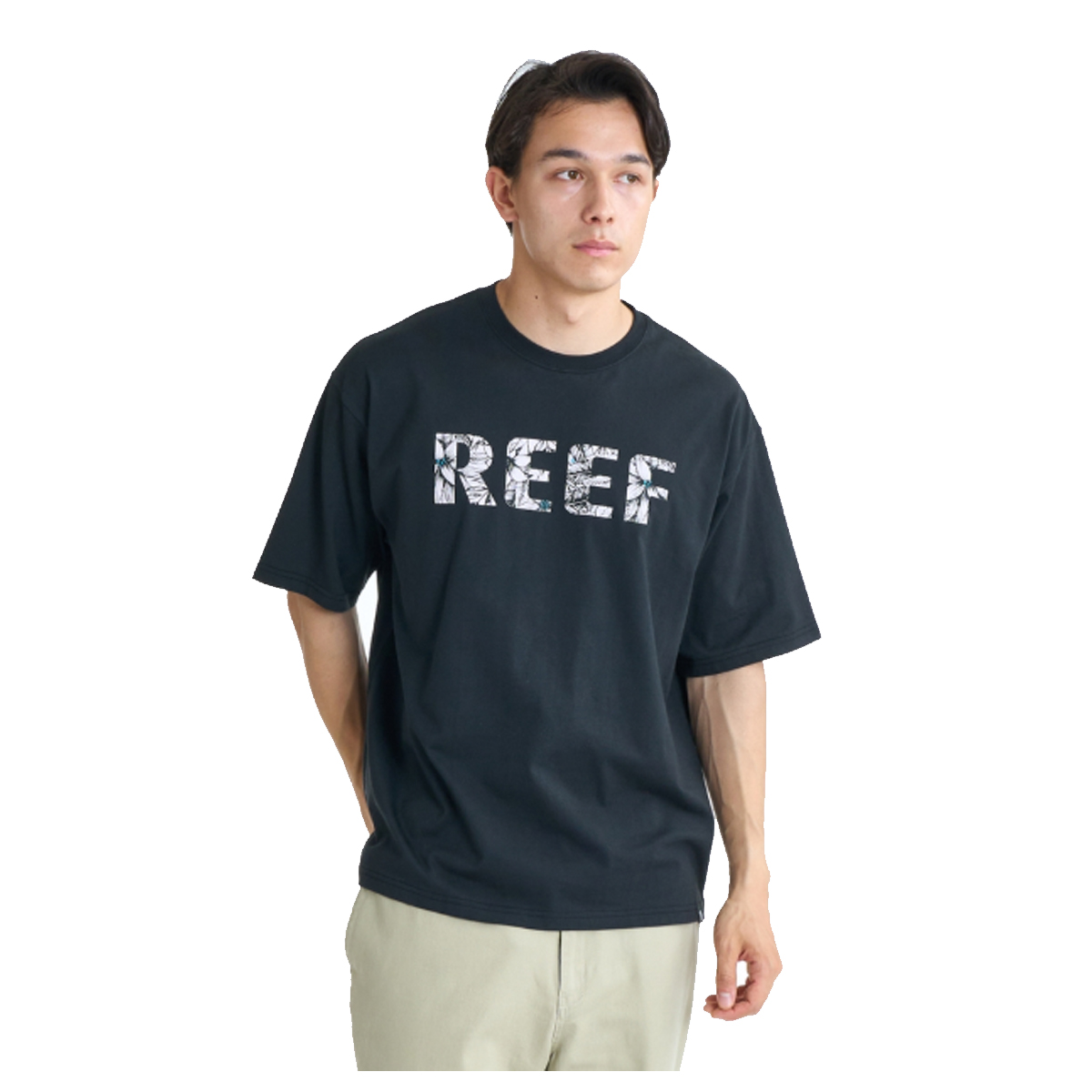 REEF（リーフ） 26 SS REEF Tシャツ FLOWER LEAF LOGO SS T 半袖 