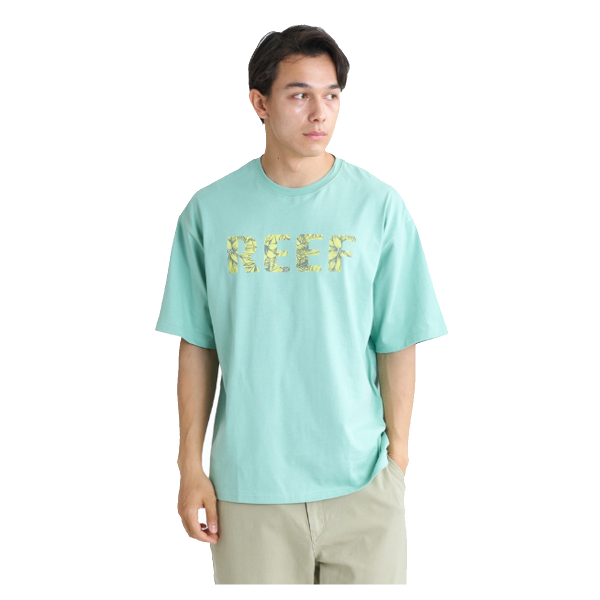 REEF（リーフ） 26 SS REEF Tシャツ FLOWER LEAF LOGO SS T 半袖 