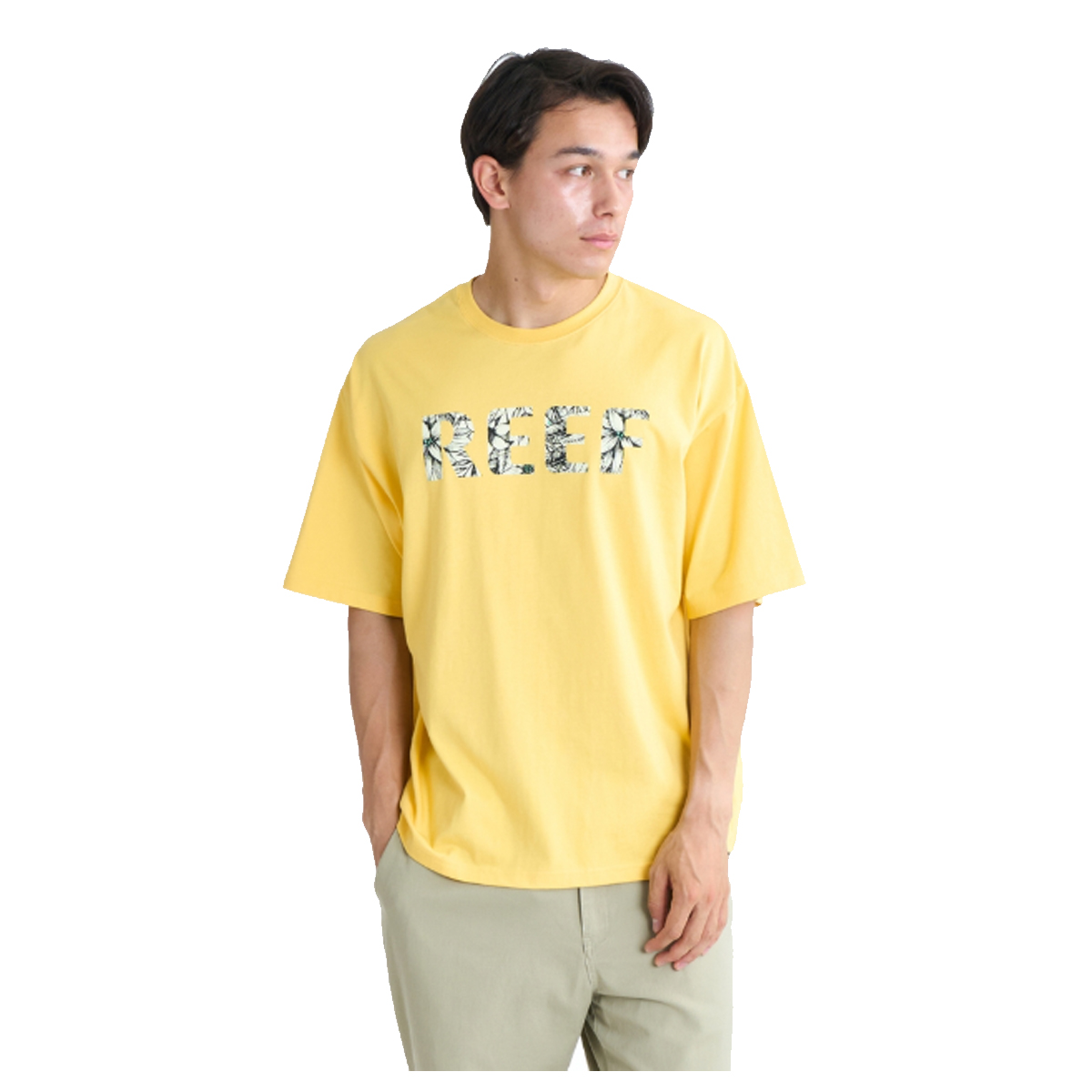 【非売品】楽天証券27thFES　Tシャツ　Lサイズ REEF（リーフ） 26 SS REEF Tシャツ FLOWER LEAF LOGO SS T 半袖
