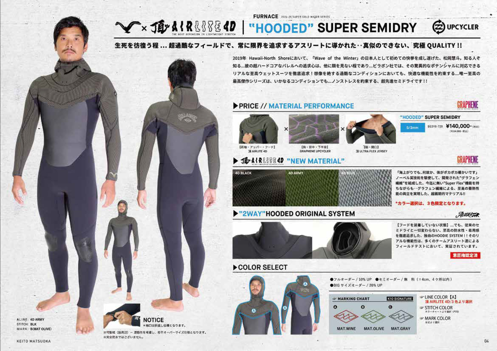 BILLABONG 24-25 ビラボン セミドライ ウェット 頂AIRLITE4D