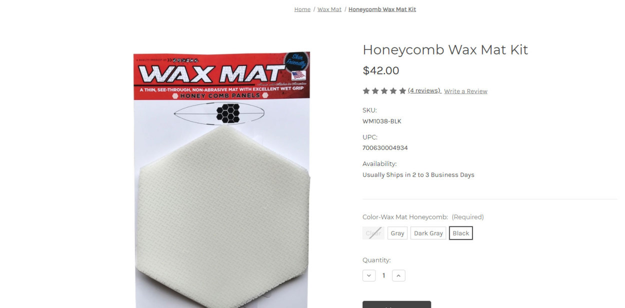 SURFCO HAWAII サーフコハワイ ワックスマット Wax Mat Kit ワックス 滑り止め 日本正規品