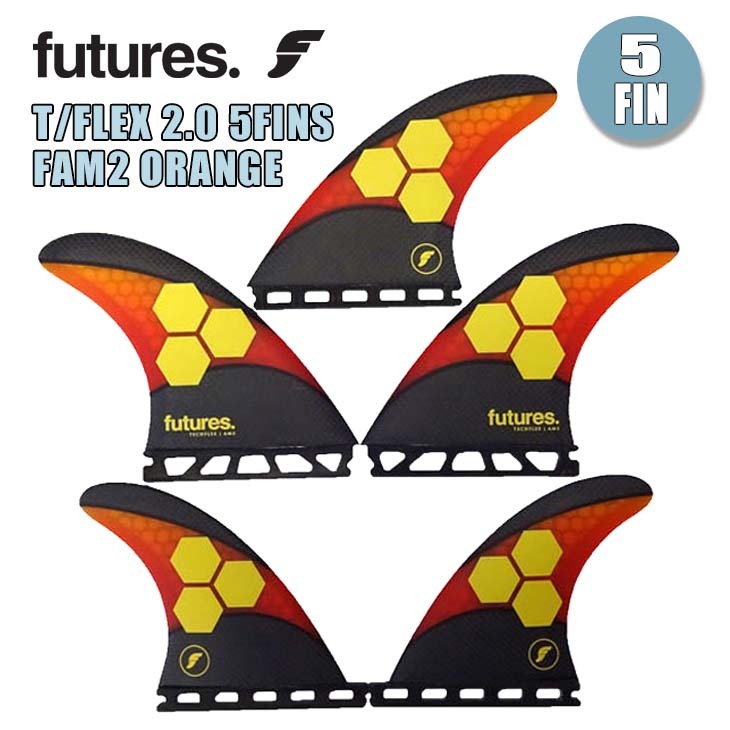 futures. フューチャー フィン T/FLEX 2.0 5FINS FAM2 TECH FLEX