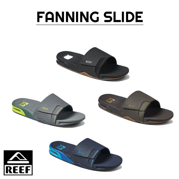 21 REEF リーフ サンダル FANNING SLIDE サーフィン サンダル メンズ 日本正規品 fanning-slide01.jpg