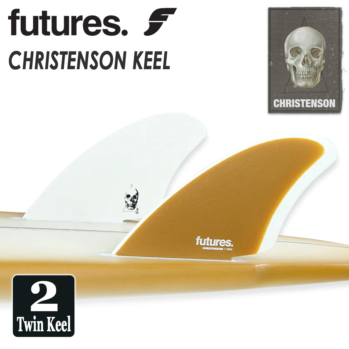 クリステンソン　キールフィン CHRISTENSON KEEL FCS II CHRISTENSON KEEL FIN SET - FCS JAPAN