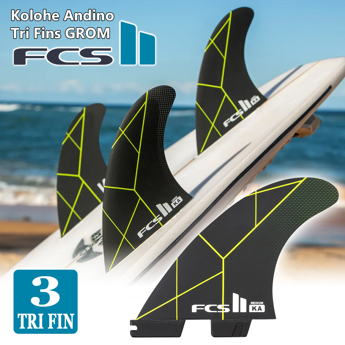 FCS 26 FCS2 フィン コロヘ アンディーノ トライフィン GROM グロム