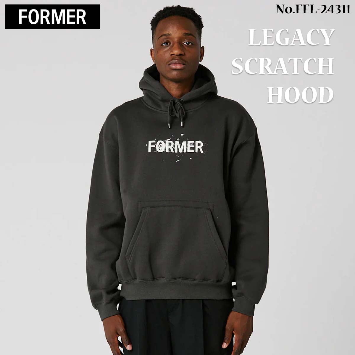 24 FORMER フォーマー パーカー LEGACY SCRATCH HOOD フーディー