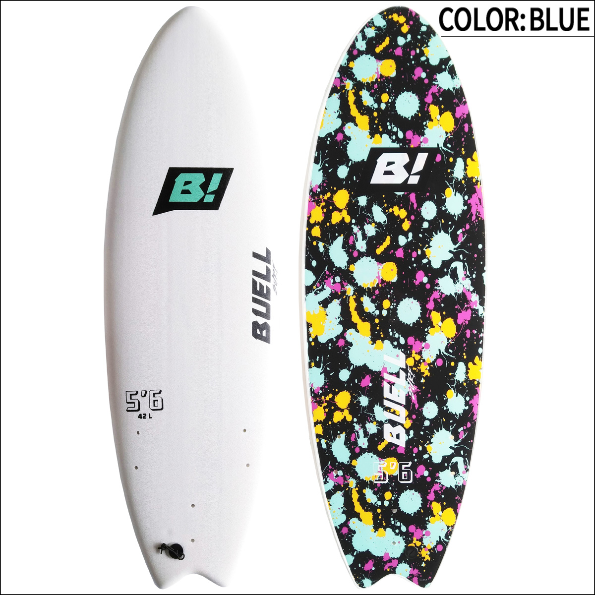 BUELL SURF ブエルサーフ FORMIE フォーミー 5'6 SOFTBOARDS