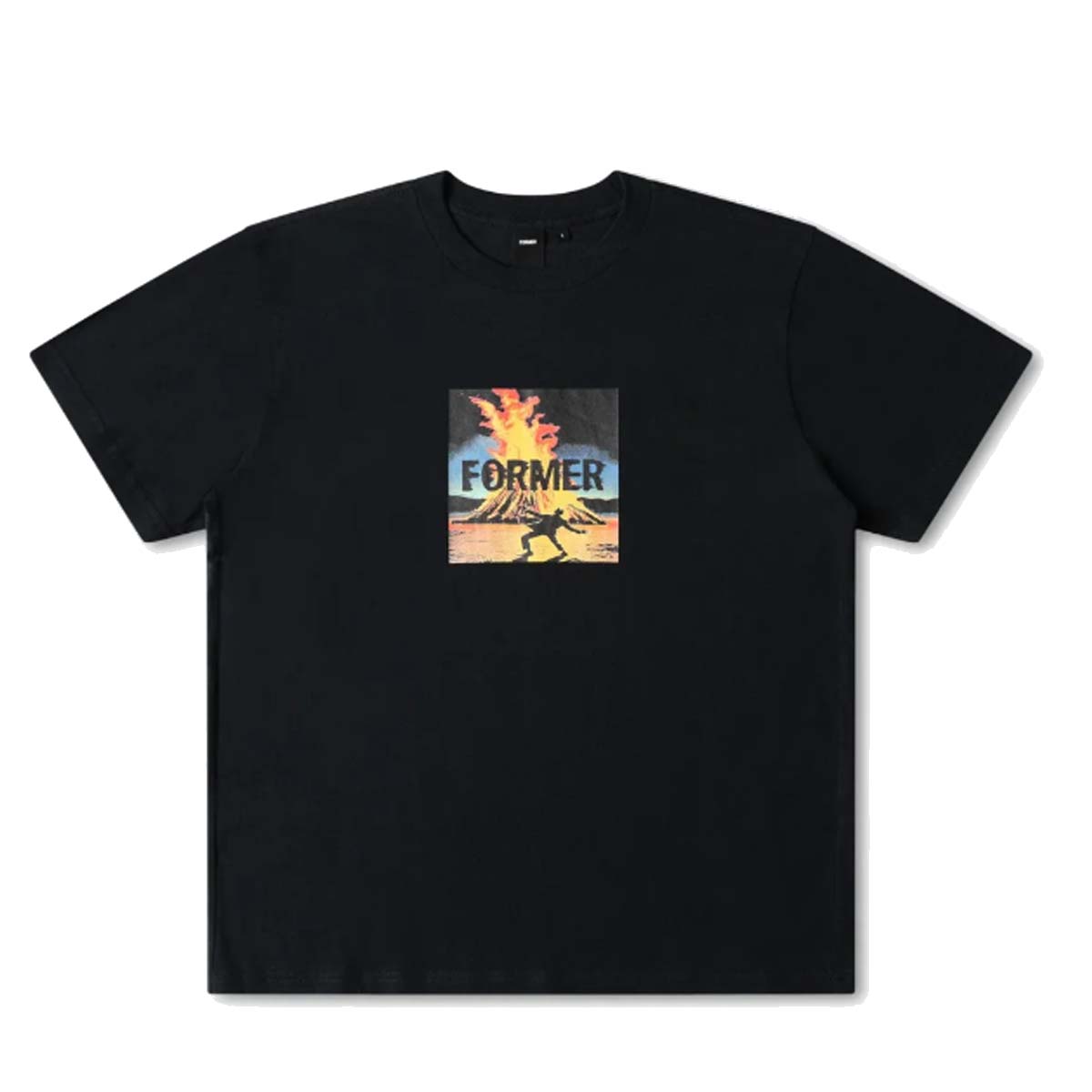 25 SS FORMER フォーマー Tシャツ 半袖 ロゴ イラスト ブラック