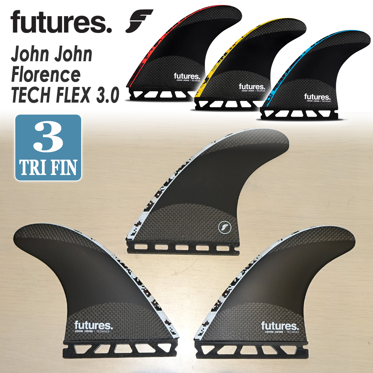futures.（フューチャー） フィン JJF TECH FLEX 3.0 ジョン・ジョン