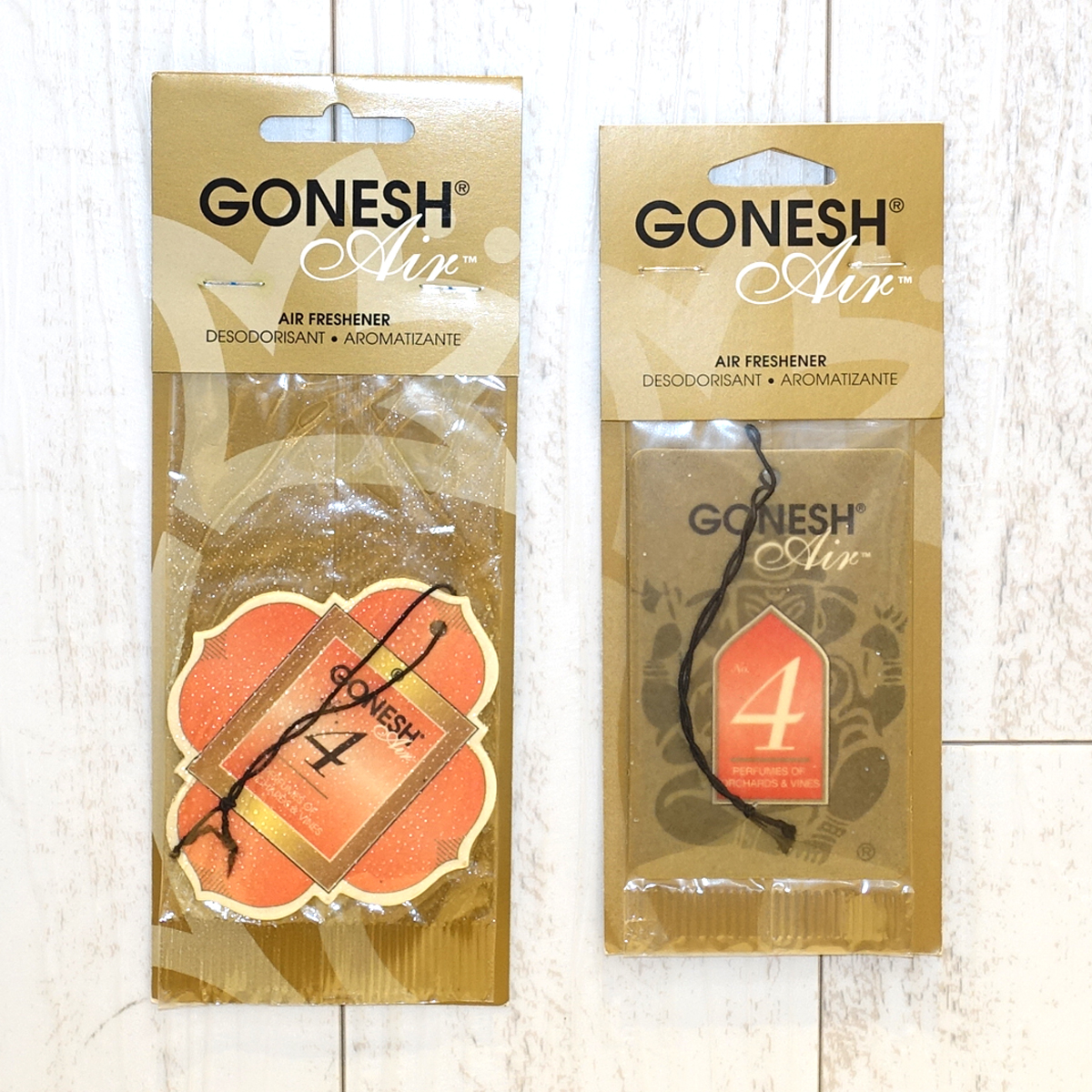 GONESH ガーネッシュ エアフレッシュナー PAPER AIR FRESHENER ペーパー エアーフレッシュナー 芳香剤 匂い 車 玄関  ロッカー トイレ カー用品 No.4 日本正規品