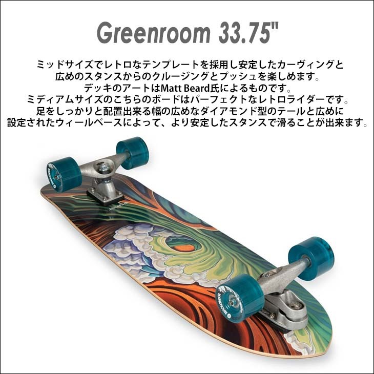 CARVER カーバー スケートボード Greenroom グリーンルーム