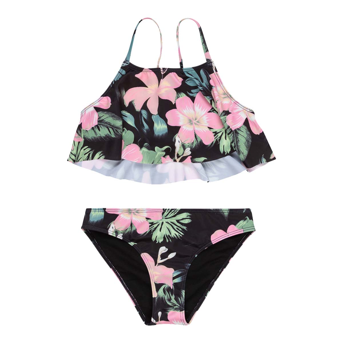ROXY（ロキシー） 25 SS ROXY 水着 SHADOW FLORAL FLUTTER SET スイム