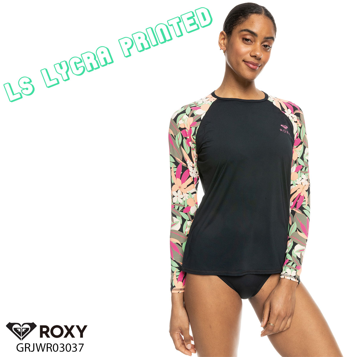 ROXY ラッシュガード  Lサイズ  値下げしました ROXY RASHIE L/S ラッシュガード【2026年春夏モデル】