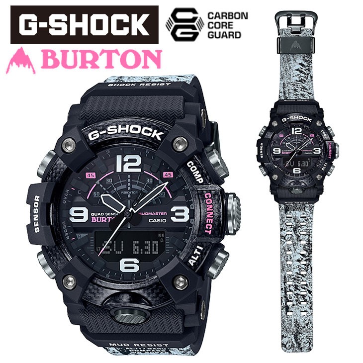 20 G-SHOCK ジーショック BURTON バートン コラボレーションモデル 腕時計 20気圧防水 耐衝撃 防塵 防泥性能 メンズ 品番  GG-B100BTN 1AJR スノボ 日本正規品