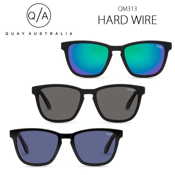 20 QUAY AUSTRALIA キーオーストラリア サングラス HARD WIRE 品番