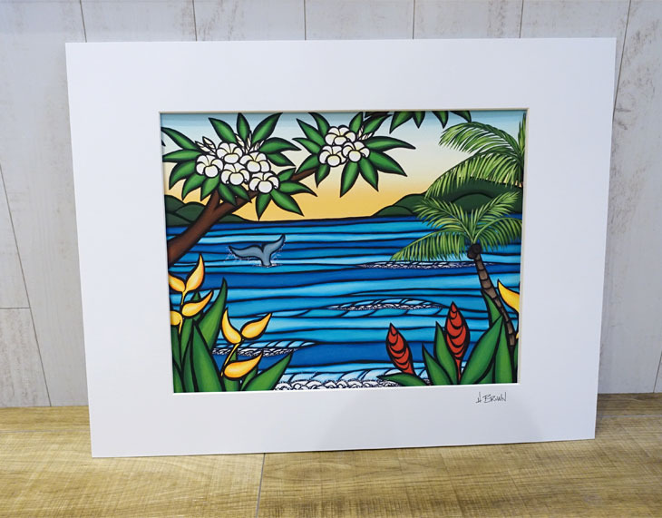 Heather Brown Art Japan ヘザーブラウン Lahaina Shores Art Print