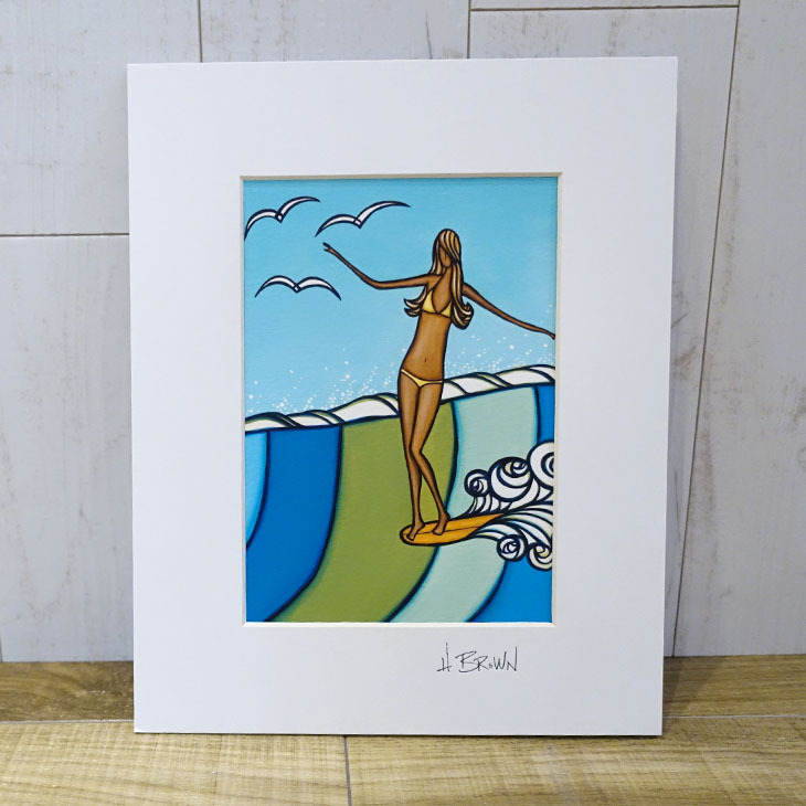 Heather Brown Art Japan ヘザーブラウン Sea Siren Art Print MATTED