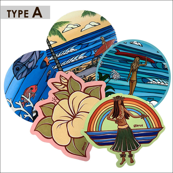 Heather Brown Art Japan ヘザーブラウン Sticker Packs ステッカー