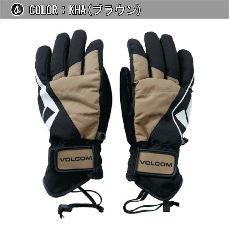 VOLCOM 19 ボルコム スノー グローブ 5本指 手袋 スノーボード