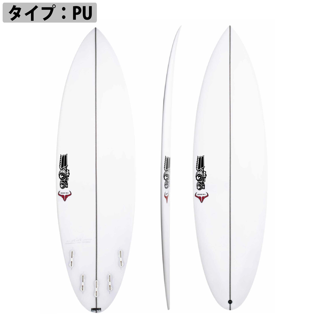 24 JS SURFBOARD RAGING BULL レイジングブル PU サーフボード 2024年 日本正規品｜stradiy｜02