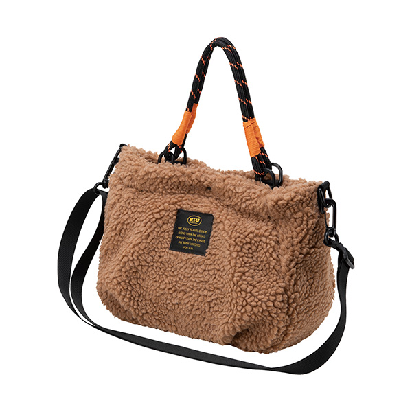 24 KiU キウ ボアバルーントートバッグミニ BOA BALL BALLOON TOTE BAG  