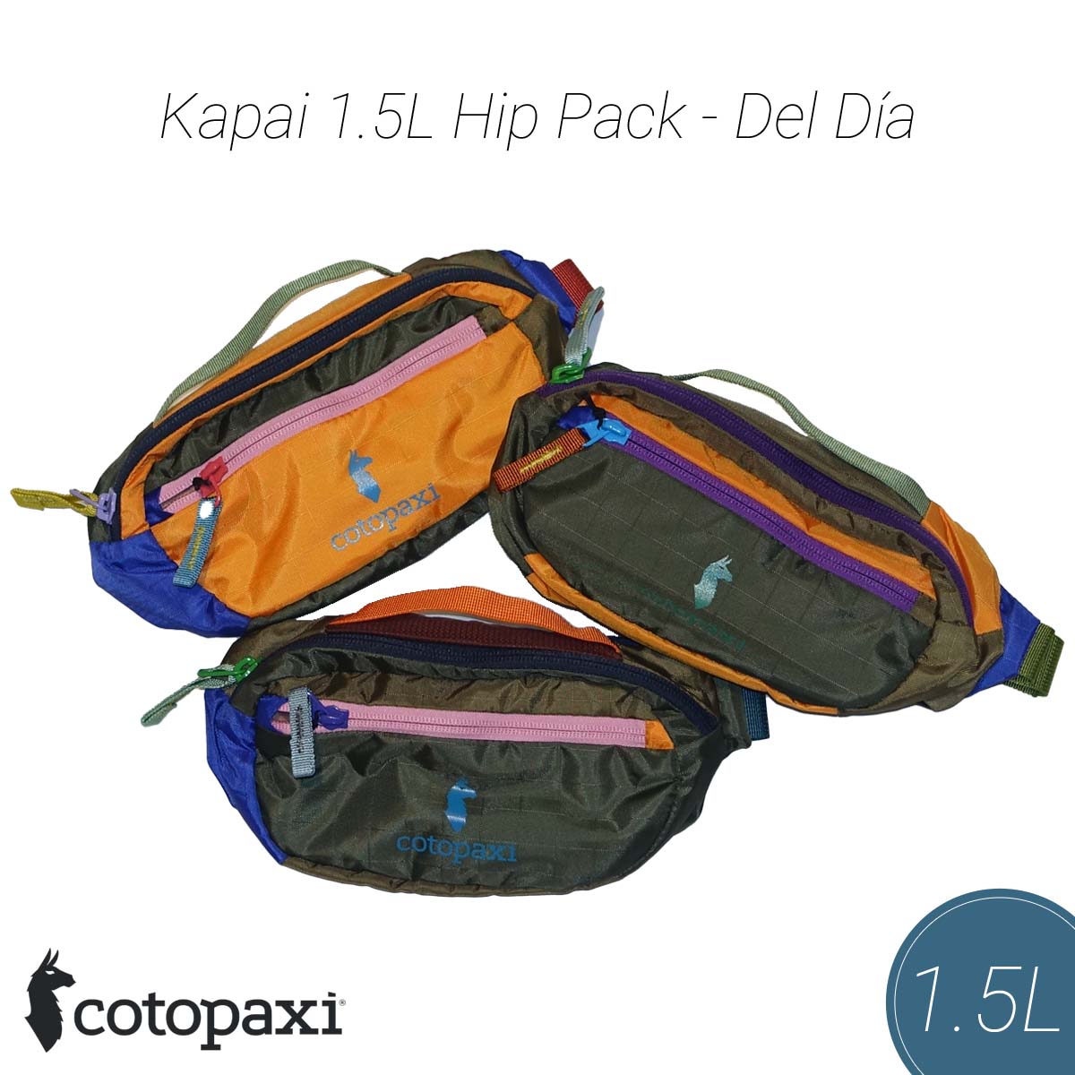 Cotopaxi コトパキシー ヒップパック バッグ KAPAI 1.5L HIP PACK DEL